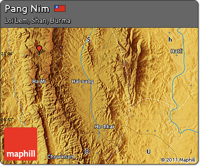 Physical Map of Pang Nim