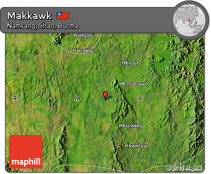 Satellite Map of Makkawk