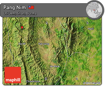 Satellite Map of Pang Nim