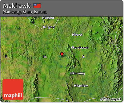 Satellite Map of Makkawk