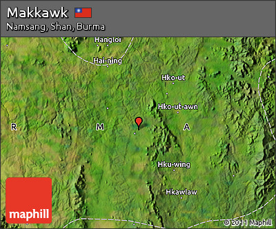 Satellite Map of Makkawk