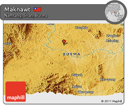 Physical Panoramic Map of Maknawt