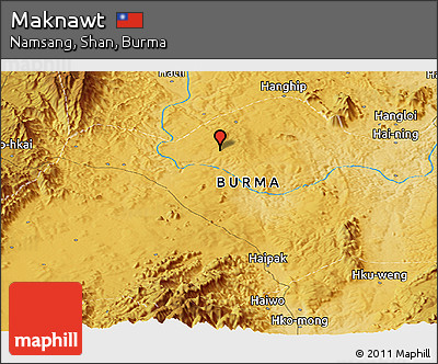 Physical Panoramic Map of Maknawt