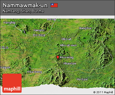 Satellite Panoramic Map of Nammawmak-un
