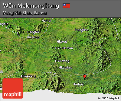 Satellite Panoramic Map of Wān Makmongkong