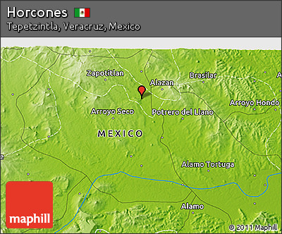 Physical 3D Map of Horcones