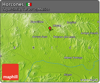 Physical Map of Horcones