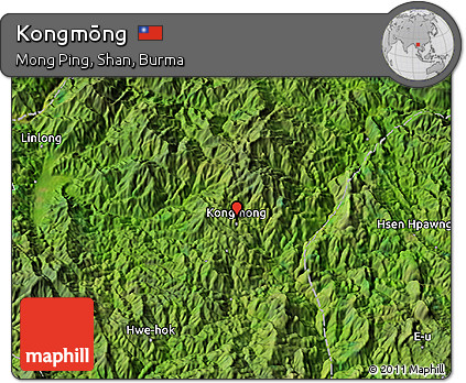 Satellite 3D Map of Kongmōng