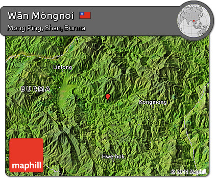 Satellite 3D Map of Wān Möngnoi