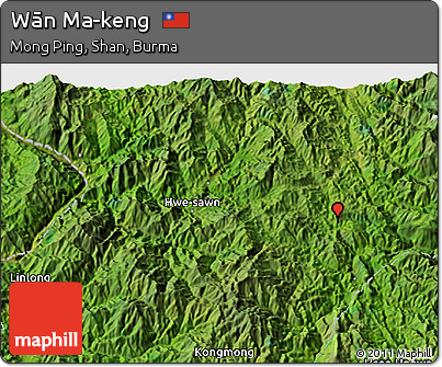 Satellite 3D Map of Wān Ma-keng
