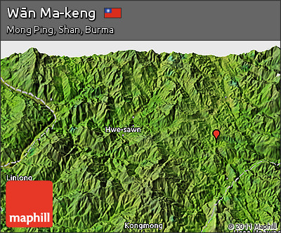 Satellite 3D Map of Wān Ma-keng