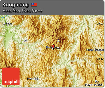 Physical Map of Kongmōng