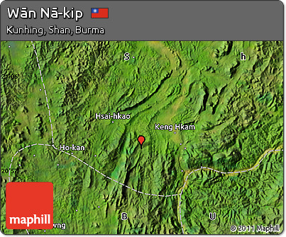 Satellite Map of Wān Nā-kip
