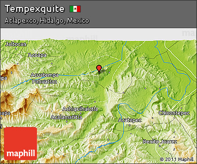 Physical 3D Map of Tempexquite