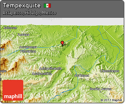 Physical 3D Map of Tempexquite