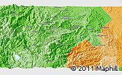 Political 3D Map of Oxpantla