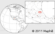 Blank Location Map of Oxpantla