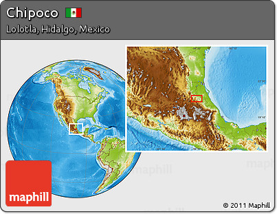 Physical Location Map of Chipoco