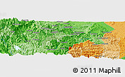 Political Panoramic Map of Oxpantla
