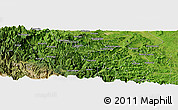 Satellite Panoramic Map of Oxpantla