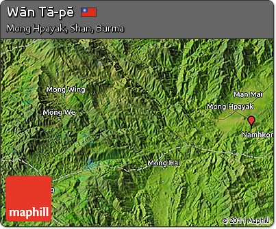 Satellite 3D Map of Wān Tā-pē