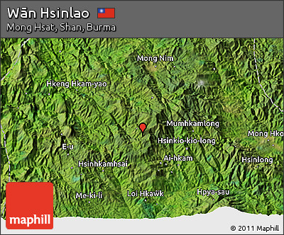 Satellite 3D Map of Wān Hsinlao