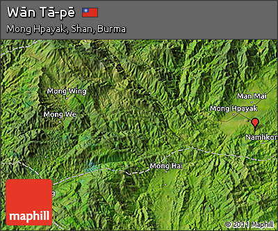 Satellite 3D Map of Wān Tā-pē