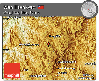 Physical Map of Wan Hsenkyao