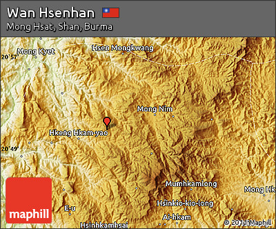 Physical Map of Wan Hsenhan
