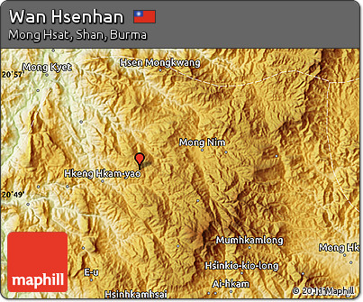 Physical Map of Wan Hsenhan
