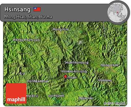 Satellite Map of Hsinsang