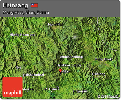 Satellite Map of Hsinsang