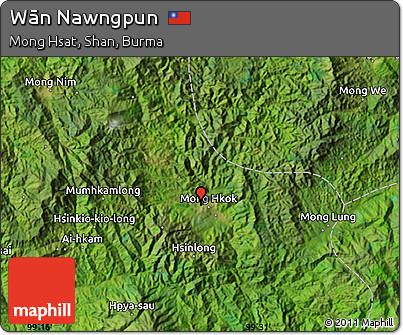 Satellite Map of Wān Nawngpun