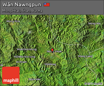 Satellite Map of Wān Nawngpun