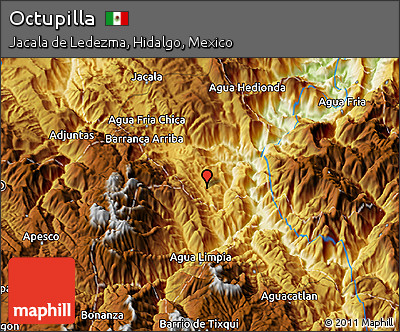 Physical 3D Map of Octupilla