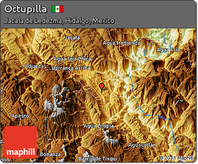 Physical 3D Map of Octupilla