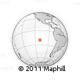 Outline Map of the Area around 20° 2' 43" S, 109° 34' 29" W, rectangular outline