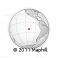 Outline Map of the Area around 20° 2' 43" S, 110° 25' 30" W, rectangular outline