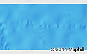 Physical 3D Map of the area around 20° 2' 43" S, 111° 16' 30" W