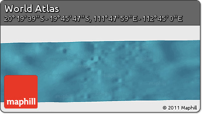 Satellite Panoramic Map of the Area around 20° 2' 43" S, 112° 16' 30" E