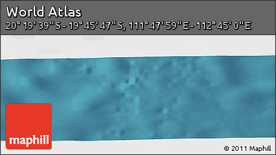 Satellite Panoramic Map of the Area around 20° 2' 43" S, 112° 16' 30" E