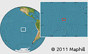 Satellite Location Map of the area around 20° 2' 43" S, 112° 7' 30" W
