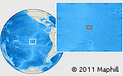 Shaded Relief Location Map of the area around 20° 2' 43" S, 112° 7' 30" W