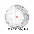 Outline Map of the Area around 20° 2' 43" S, 112° 7' 30" W, rectangular outline
