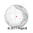 Outline Map of the Area around 20° 2' 43" S, 112° 58' 29" W, rectangular outline