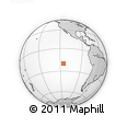 Outline Map of the Area around 20° 2' 43" S, 115° 31' 30" W, rectangular outline