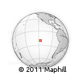 Outline Map of the Area around 20° 2' 43" S, 116° 22' 30" W, rectangular outline