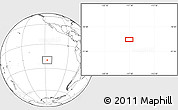Blank Location Map of the area around 20° 2' 43" S, 117° 13' 29" W
