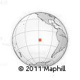 Outline Map of the Area around 20° 2' 43" S, 117° 13' 29" W, rectangular outline