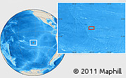 Shaded Relief Location Map of the area around 20° 2' 43" S, 123° 10' 30" W